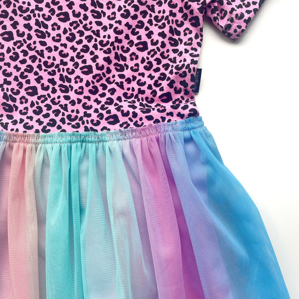 Rainbow Tulle Dress - Size 5