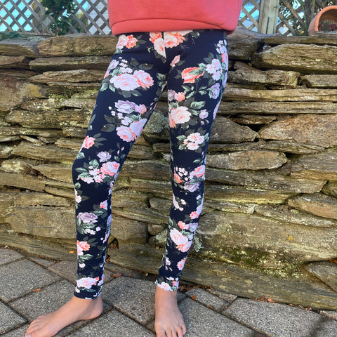 Floral Winter Weight Leggings
