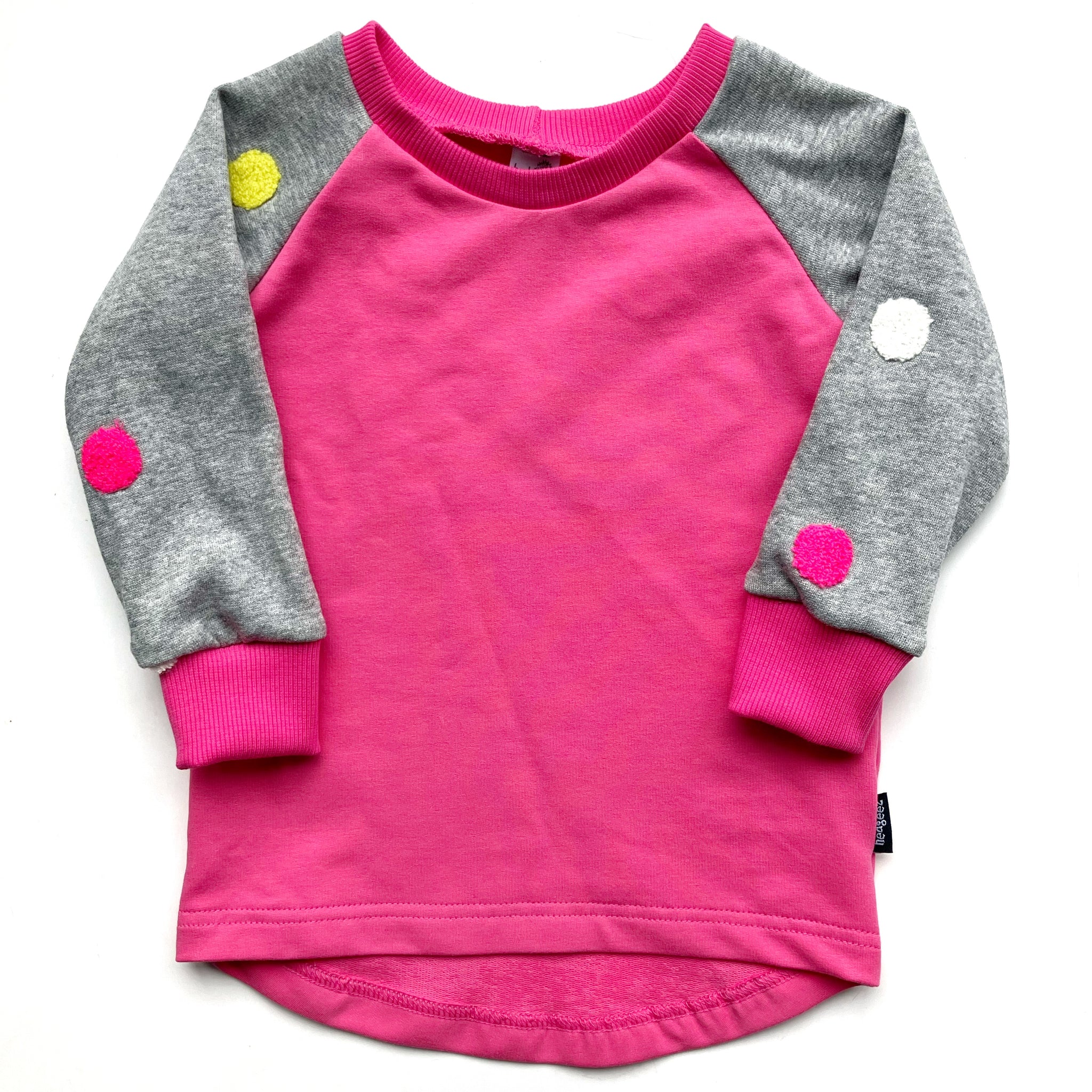 Pink Spots Crew - Size 1 and 6