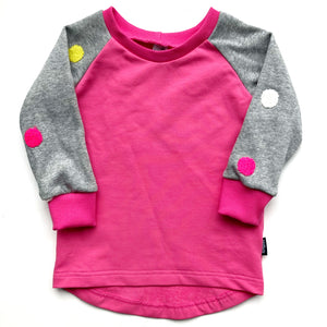 Pink Spots Crew - Size 1 and 6