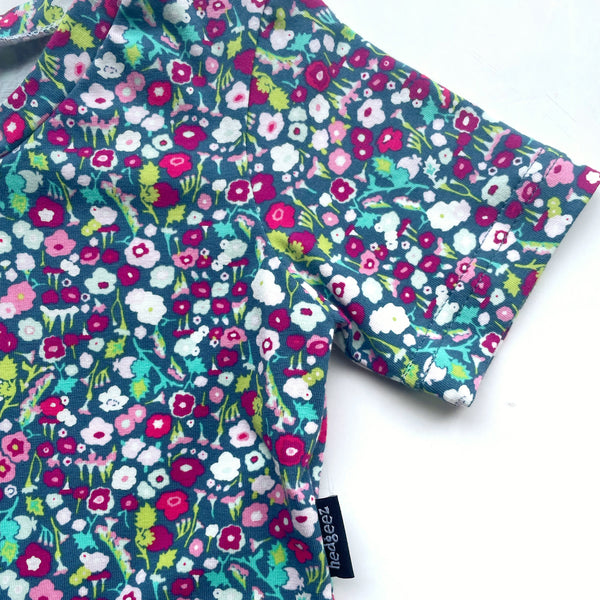 Twirl Dress Colourful Daisies - Short or Long Sleeve