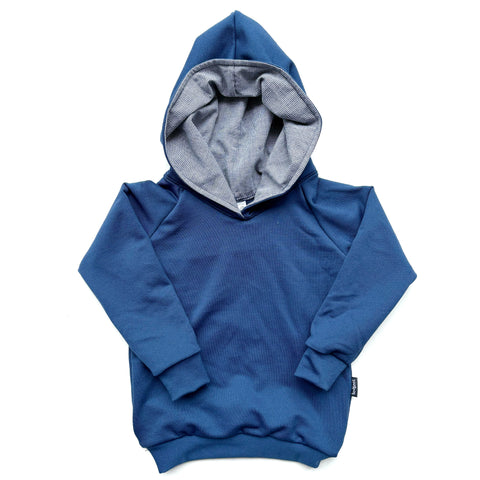 Merino Blend Hoodie - Navy Size 3
