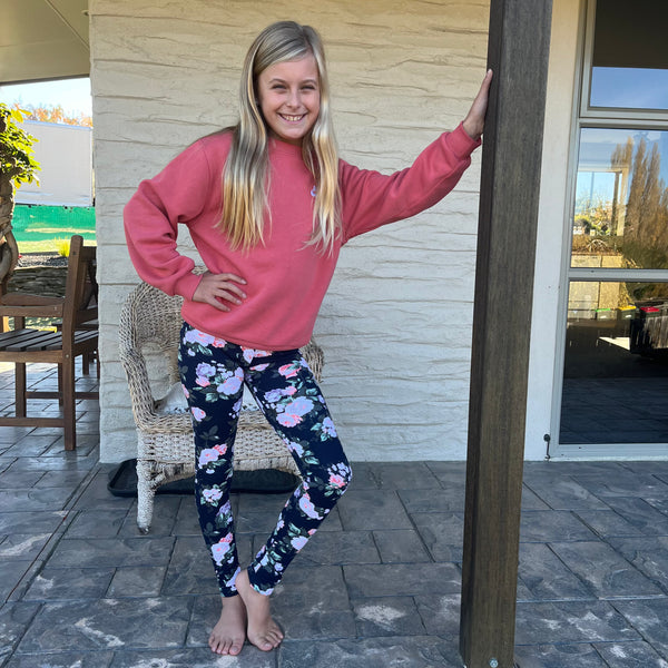 Floral Winter Weight Leggings