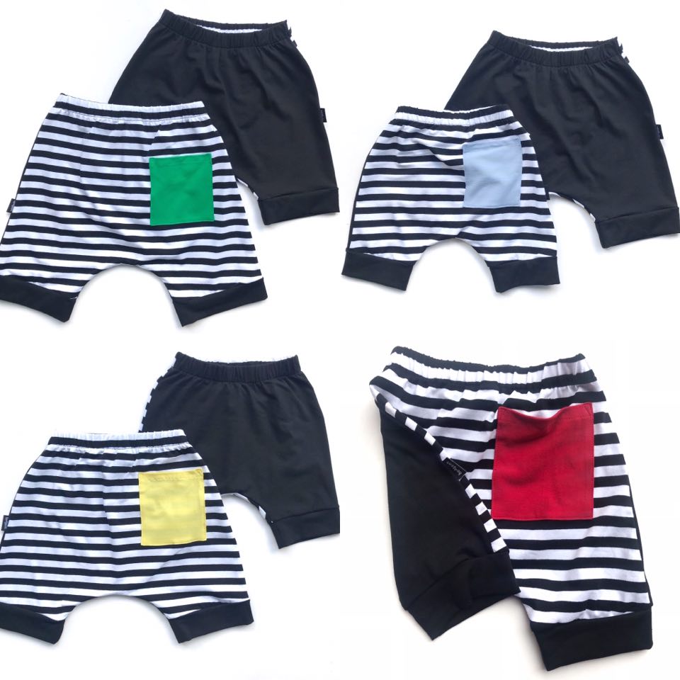 Striped Harem Shorts