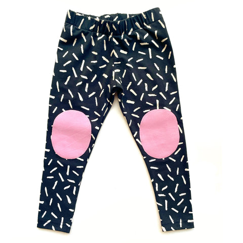 Black Sprinkles Leggings