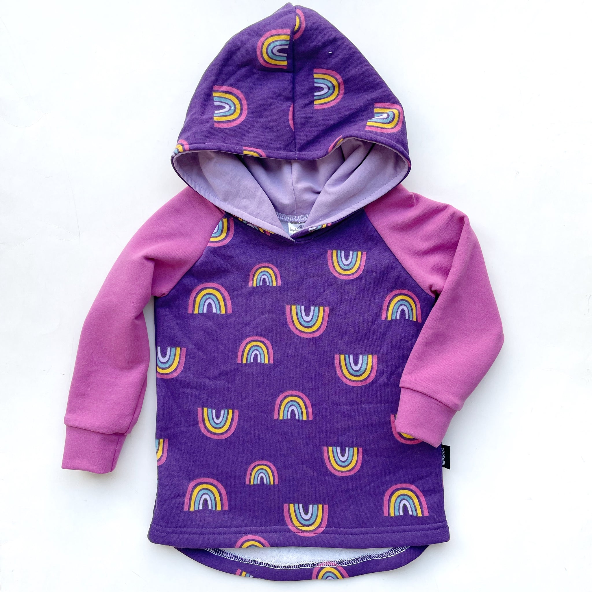Purple Rainbow Hoodie - Size 2