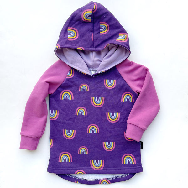Purple Rainbow Hoodie - Size 2